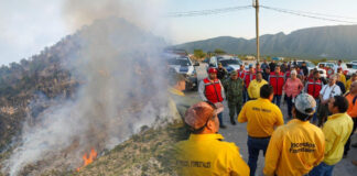 incendio forestal Ramos Arizpe