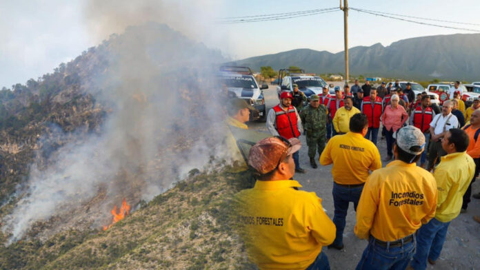 incendio forestal Ramos Arizpe